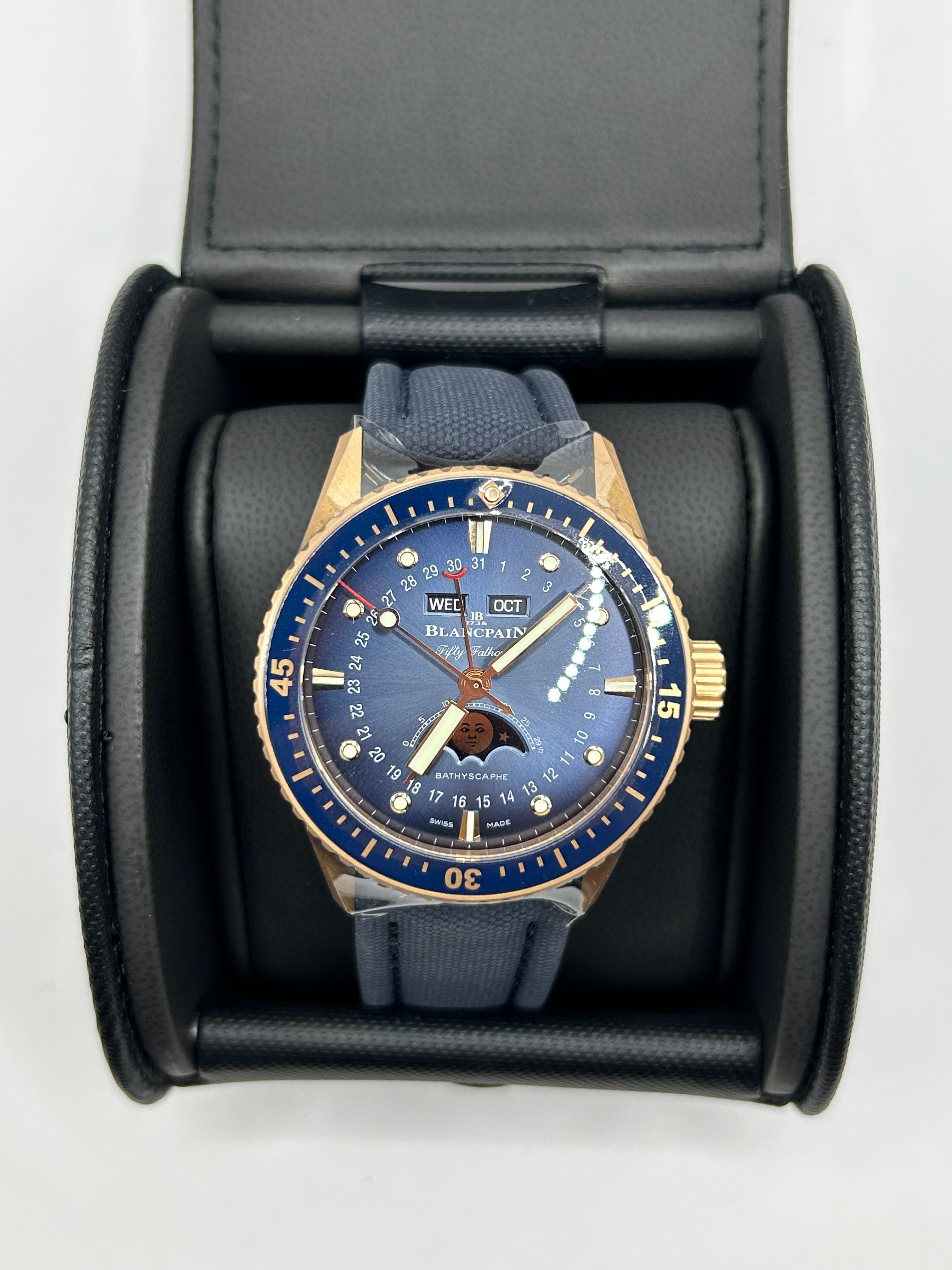 Blancpain Fifty Fathoms Bathyscaphe Quantième Complet